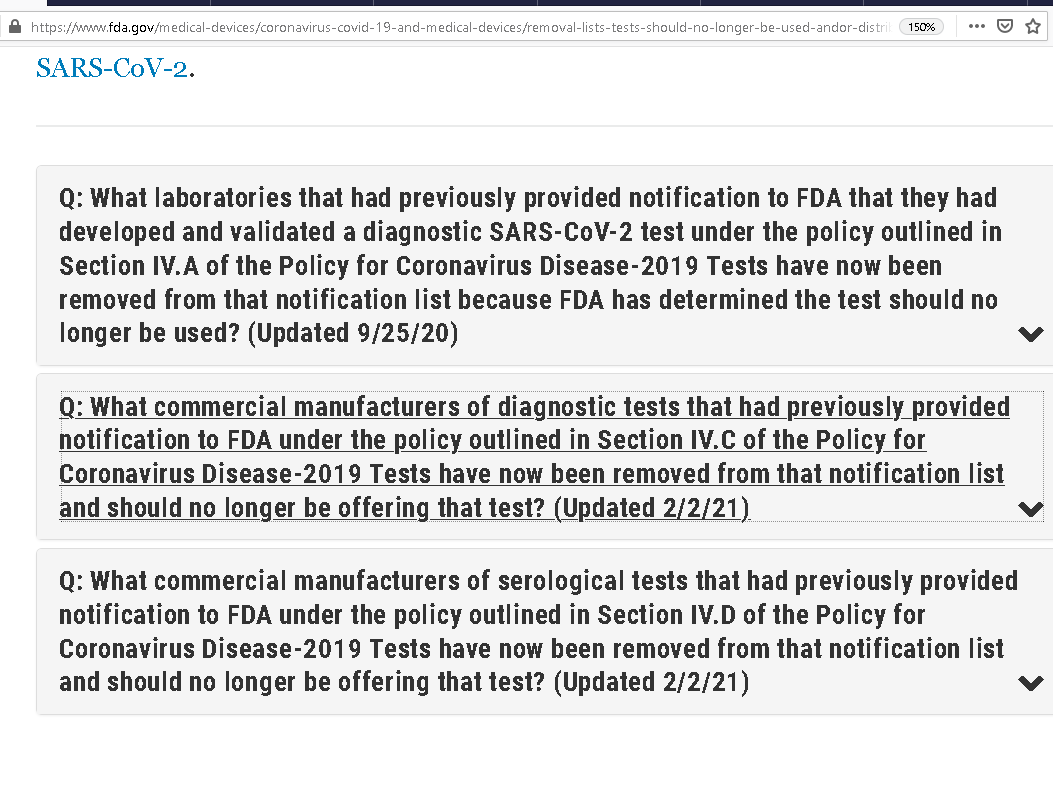 Warum entzog US-Behörde FDA gestern über 200 Corona-Test-Kits die Zulassung?